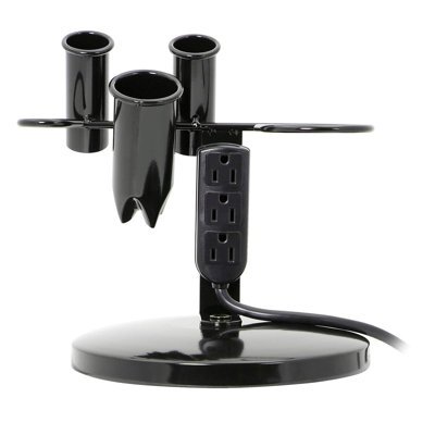 Metal 3 Compartment Hair Tool Holder