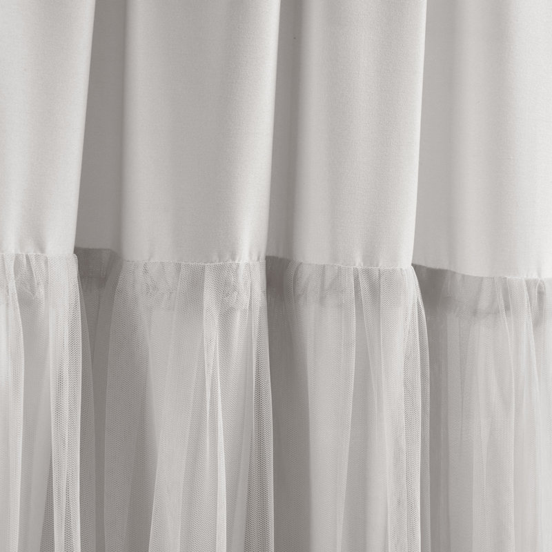 Polyester Semi Sheer Curtain Pair (Set of 2)