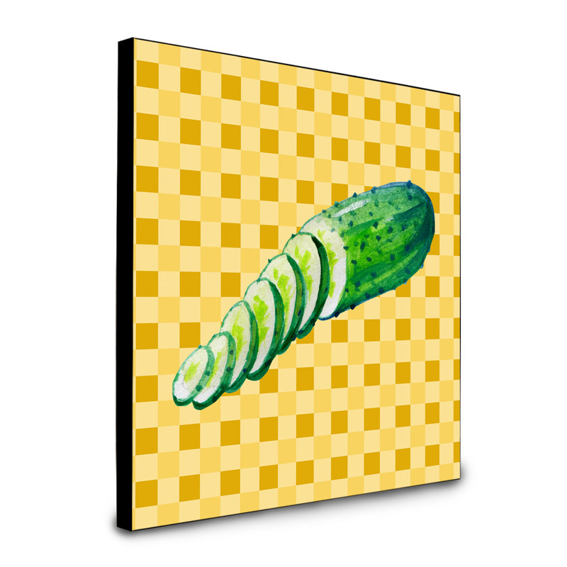 Panneau mural d’art concombre on basketweave Falom