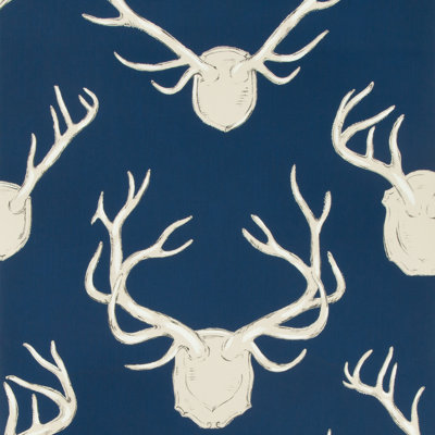 Antlers 30' L x 27" W Wallpaper Roll
