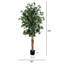 Arbre ficus artificiel en pot-25768685