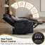 Canapé inclinable électrique avec appui-tête réglable, lumières DEL, accoudoirs de rangement, ports USB et porte-gobelets-477638047