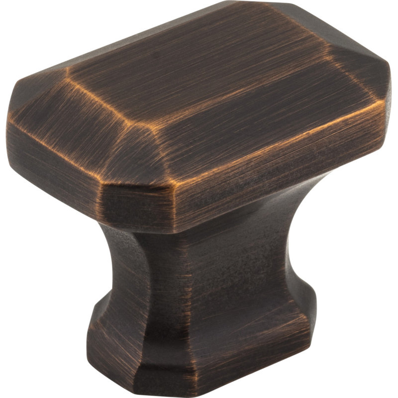 Ella Geometric Knob, Brushed Oil Rubbed Bronze