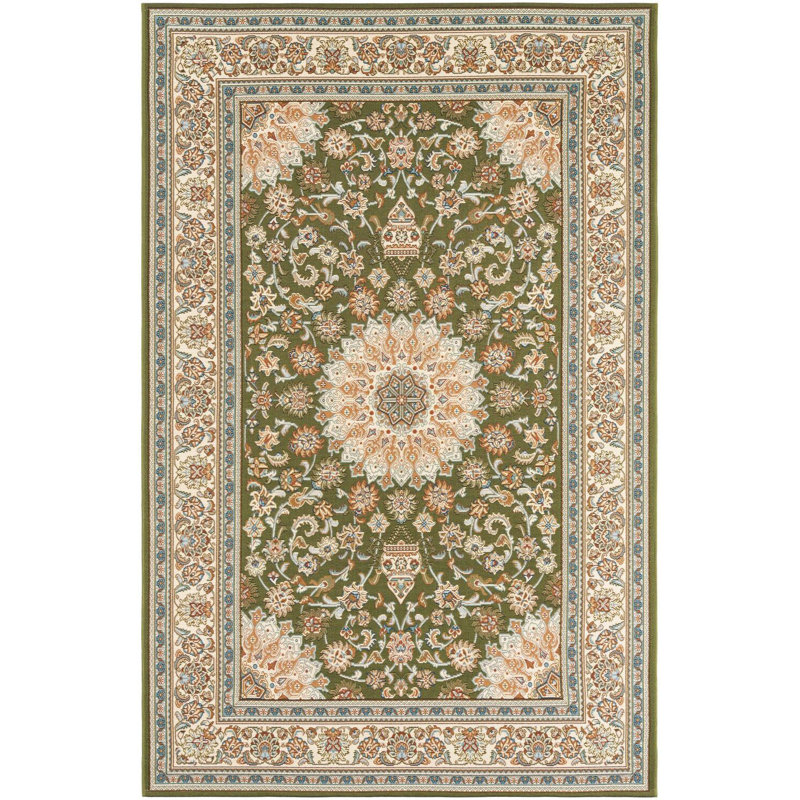 Tapis vert traditionnel Tollefson, Rectangle 5 pi 3 po x 8 pi