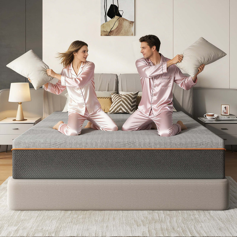 Queen Size Memory Foam Mattress With Cooling Layers, Fiberglass-Free Construction, Medium Support, And Certified Safe, Breathable Materials.