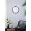 Miroir mural 20 "en X avec cadre en bois et finition noyer