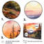 Pin, horizon rose sur toile-1643388543-1643388540