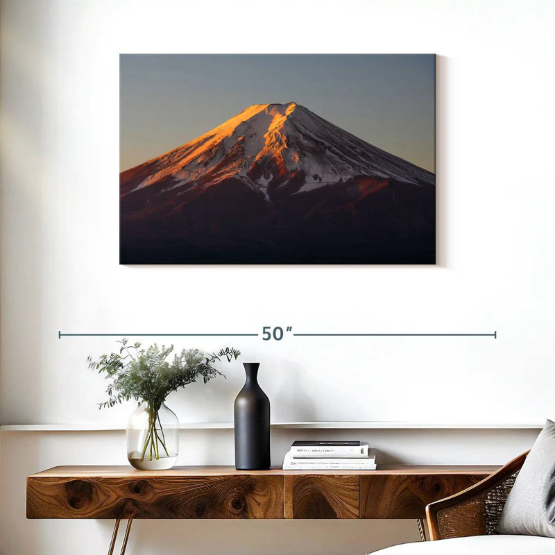 Alvord Mt Fuji Sunrise, 24" H x 36" W