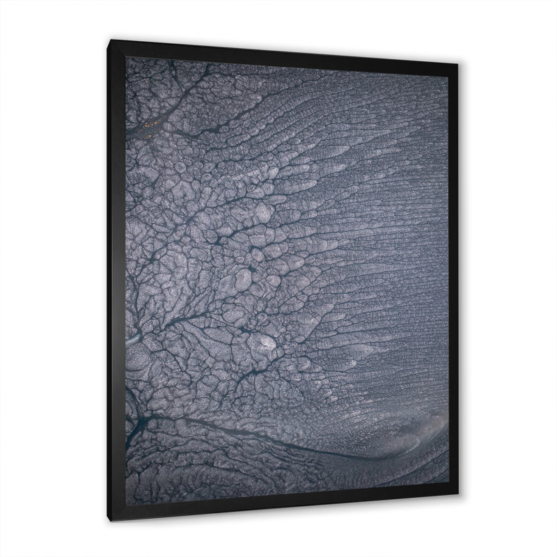 «Dramatic Gray», reproduction sur toile, Cadre photo noir, H 20 po x l 12 po x P 1 po