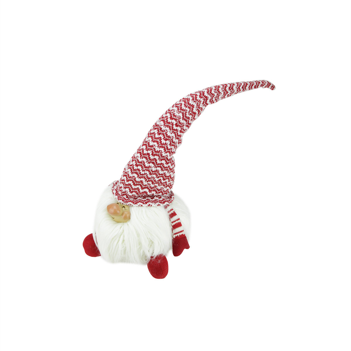 Northlight Seasonal Red and White Sitting Santa Gnome Christmas ...