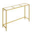 Console de couloir en verre trempé de 40,2 po Smajo-765830618