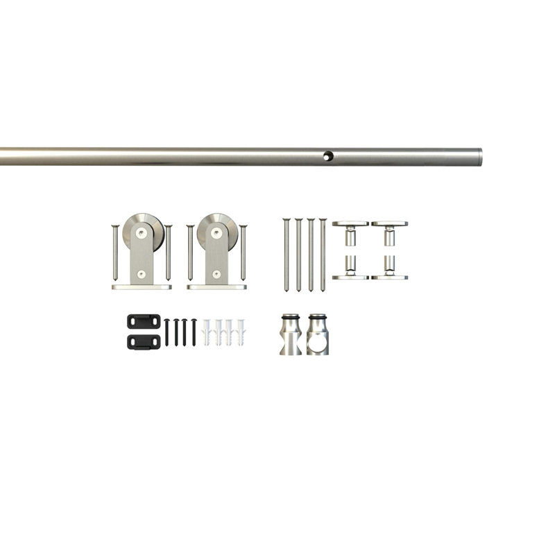 Industrial Standard Single Barn Door Hardware Kit