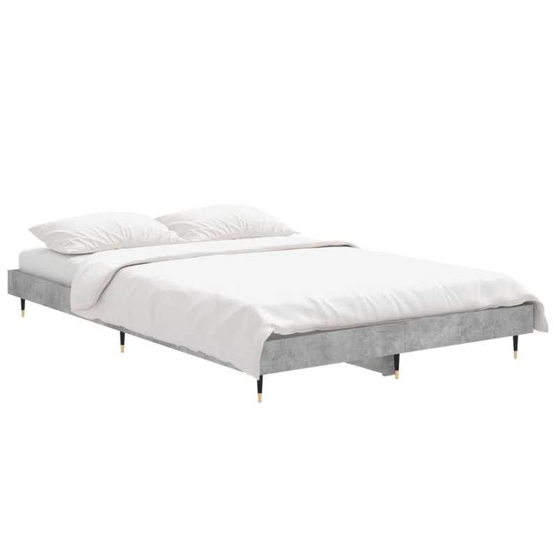 Michigamme Bed, 120 x 190cm, Concrete Grey