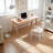 Modern Solid Oak Wood Desk-323636805-323636807
