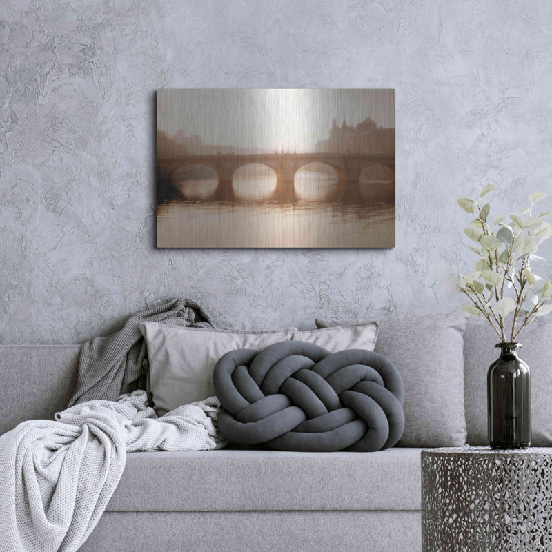 «Pont Neuf Paris» par Alan Klug, H 24 po x l 36 po