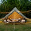 Spacieuses tentes et abris de camping de 9,8 pi Oxford, famille de glamping rustique