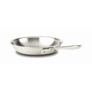 D5 Stainless Polished 5-ply Bonded Cookware, Nonstick Omelets Pan, 10.5 inch