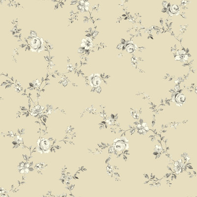 Springtime Cottage Floral Roll
