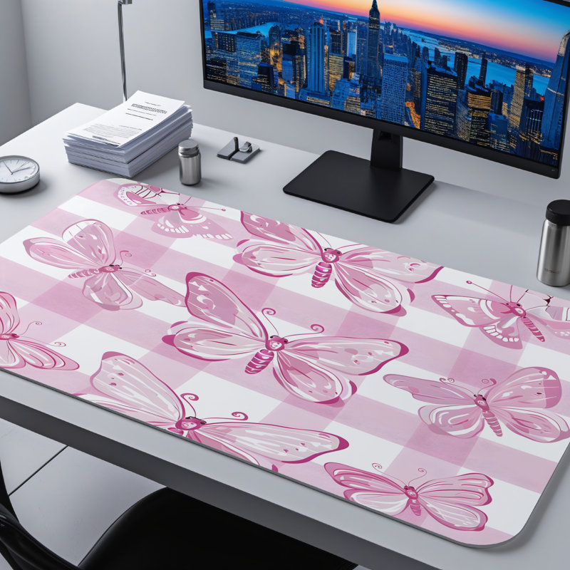 Polyester Desk Pad, 31.5x15.5