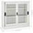 Sliding Door Cabinet 35.4" x 15.7" x 35.4" Steel-357078864