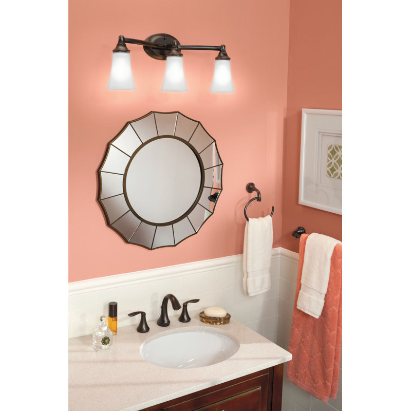 Oil rubbed bronze two-handle high arc bathroom faucet, Oil Rubbed Bronze
