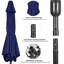 2.3m Garden Parasol Umbrella-217861349