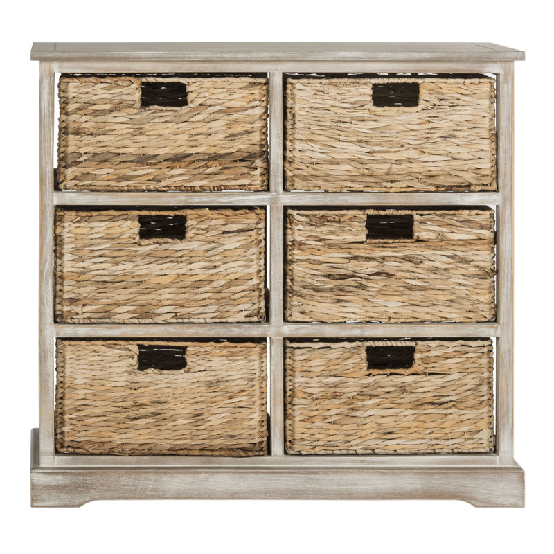 Painswick Solid Wood Accent Chest, Vintage White