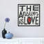 « the answer is love grunge », art textuel sur toile-20146986-72572538-72572539