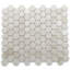 11 in. x 12 in. Honeycomb Marble Tile