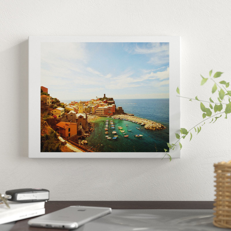 «Summer in Vernazza», reproduction de photo, H 8 po x l 10 po x P 1 po