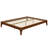 Solid Dry Bamboo Wood Platform Bed Frame, With Wood Slat Support-1700604790