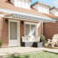VidaXL 400cm W x 200cm D Polyester Cover Retractable Door / Window Awning