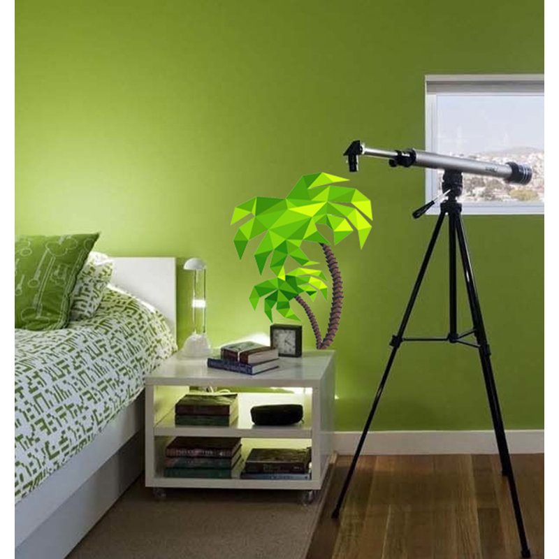 Adhésif décoratif polygonale Palm, H 22 po x L 35 po