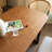 Bessi Ash Solid Wood Top Dining Table-1672971358