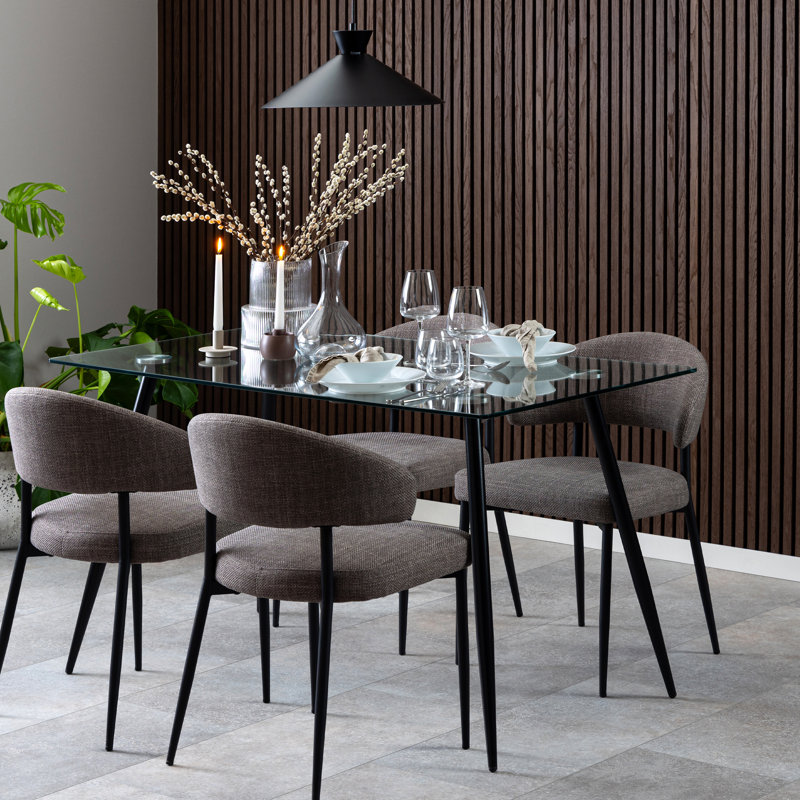 Casie Metal Base Dining Table