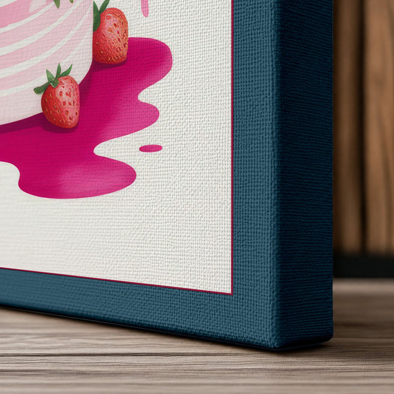 Print, 18x12 - 45.7 x 30.5 cm, Teal Border