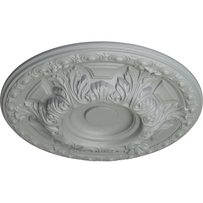 Endurathane Granada Ceiling Medallion, 23 1/2"OD x 2 3/4"P (Fits Canopies up to 7 1/8"), Factory Primed, Primed