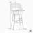 Cy Solid Wood Upholstered Counter Height Or Bar Height Swivel Barstool With Fabric Seat - Set Of 3-1150117245-1150117246