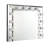 Mirrored Dominic Accent Mirror