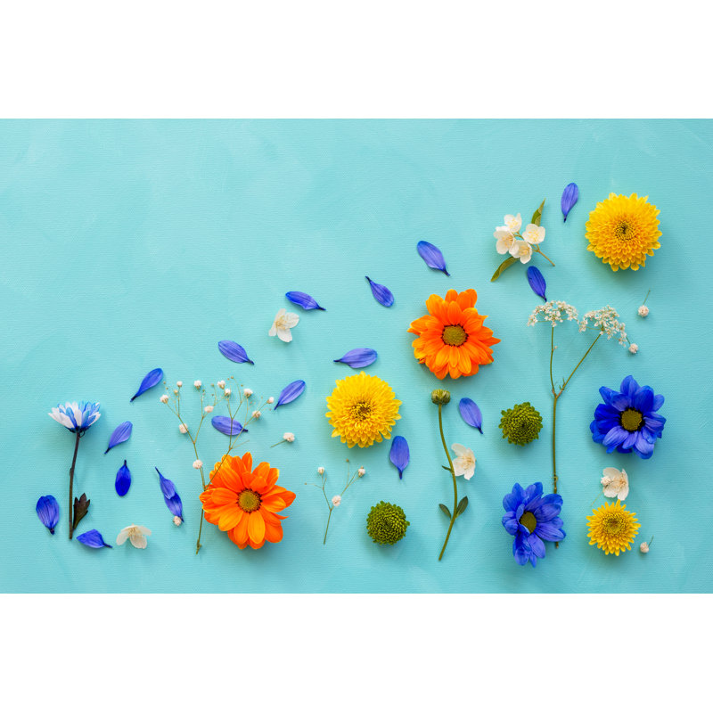 Flower Still Life - Wrapped Canvas Print, 81cm H x 122cm W