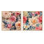 Brookfield - Ensemble de 2 collages floraux carrés-101864899-101864902