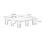 Table basse en frêne et écorce d'arbre rétro-2117574845
