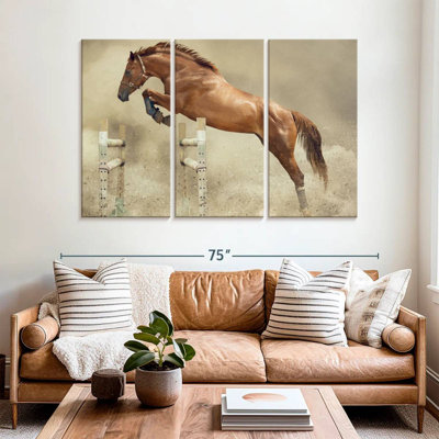 Cheval sautant puissant Brampt