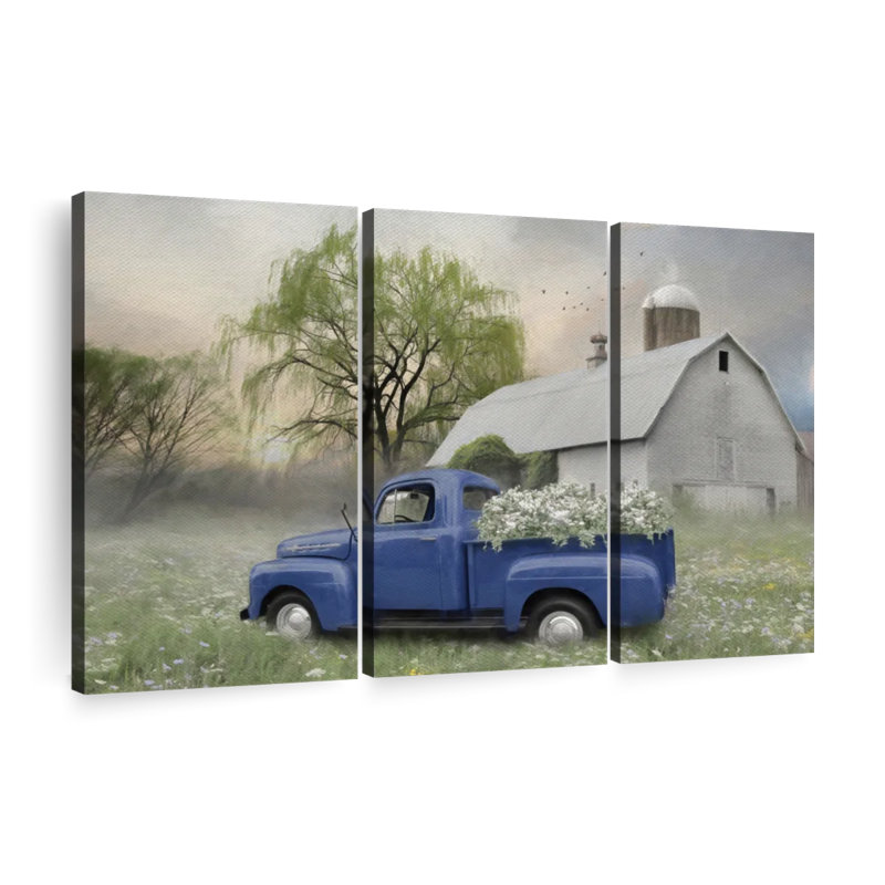 " Old Fashioned Spring " on, 28" H x 45" W