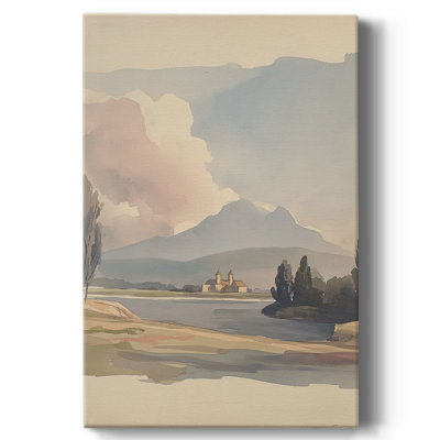 Toile tendue avec châssis LXXVI Landscape - prête à être accrochée - fabriquée aux États-Unis