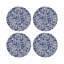 Royal Delft Vegan Leather Round Placemats