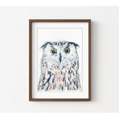 Silas rustique de style grange hibou, affiche, oiseau blanc, décor de maison, hibou