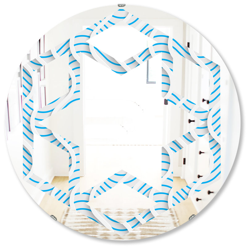 Miroir de salle de bain Hexagon Star, H 31,5 po x l po