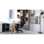 Fauteuil de direction en cuir reconstitué à dossier haut 400 lb Kinsky-1297571313