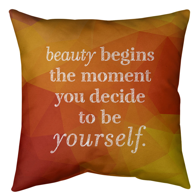 Coussin de sol de pierres précieuses True Beauty, Ambre, H 36 po x l 36 po